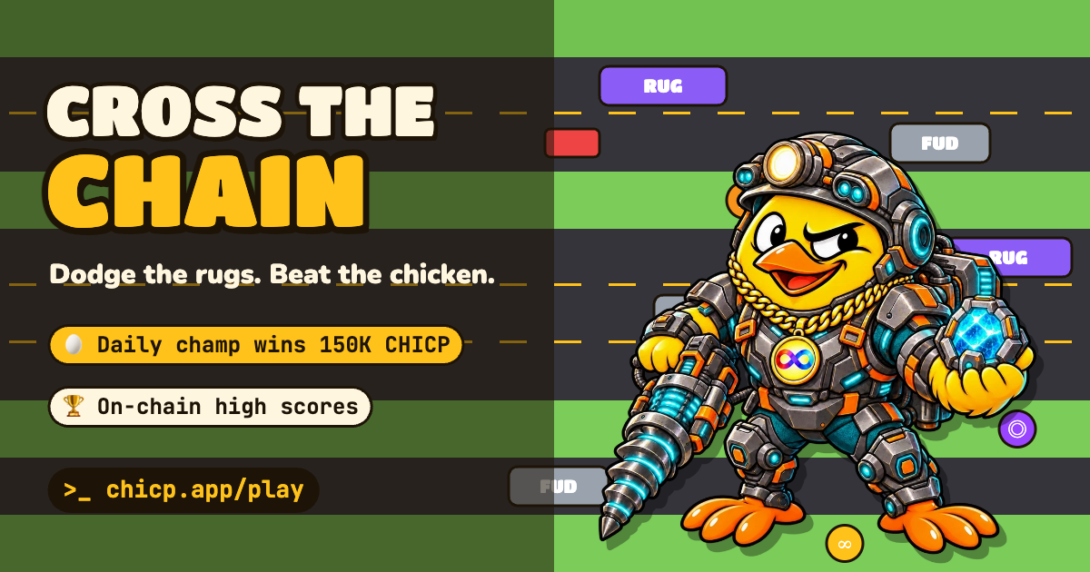 Cross the Chain: the chicken dodging rug trucks