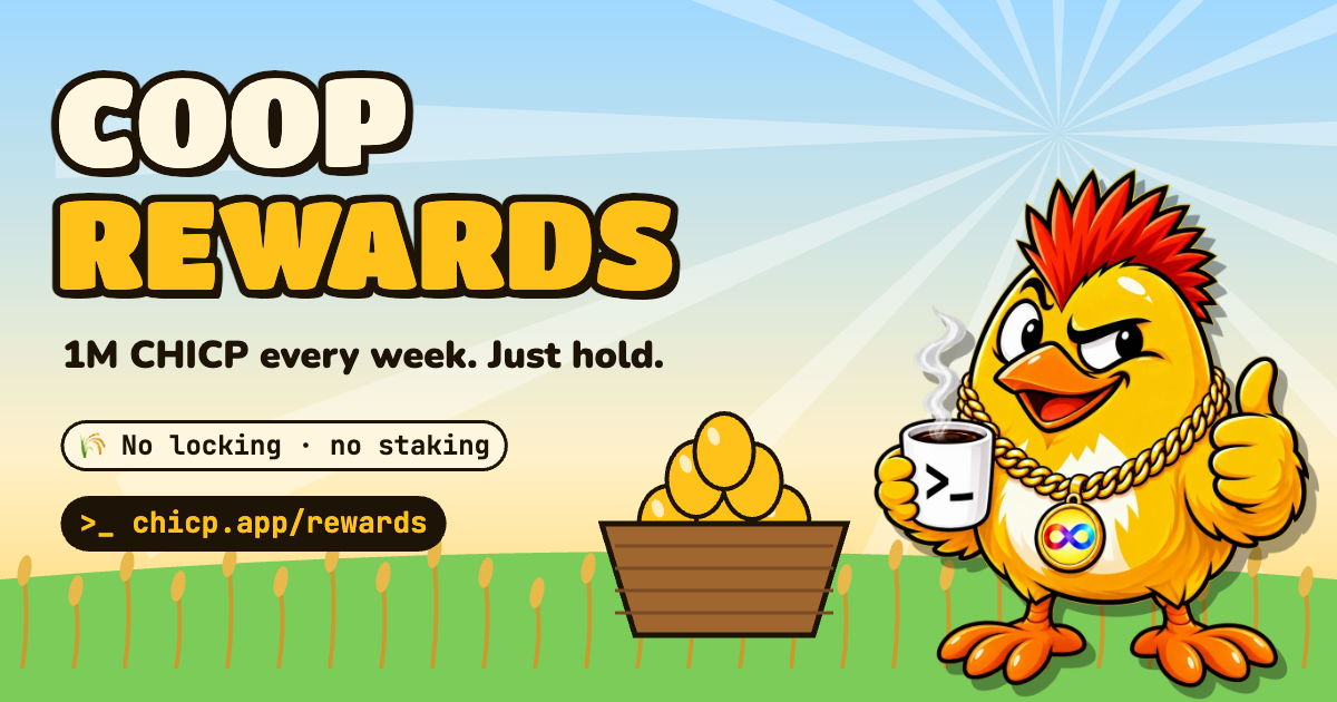 Coop Rewards: the chicken with a basket of golden eggs